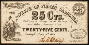 USA, 25 Cents 1862