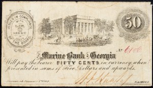 USA, 50 centů 1862