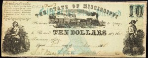 USA, 10 Dollars 1862