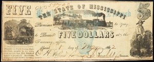 États-Unis, 5 dollars 1862