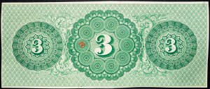 USA, 3 doláre 1862
