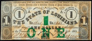 USA, 1 Dollar 1862