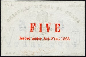 USA, 5 centov 1863