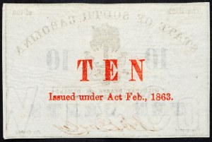 États-Unis, 10 Cents 1863