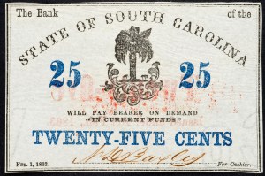 USA, 25 centů 1863