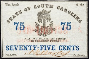 USA, 75 centesimi 1863