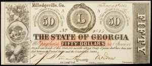 USA, 50 dolarów 1863