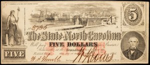 USA, 5 dolárov 1863