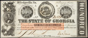 États-Unis, 100 dollars 1863