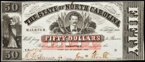 USA, 50 Dollars 1863
