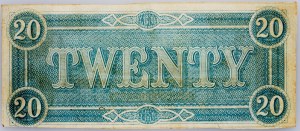 USA, 20 dolarů 1864