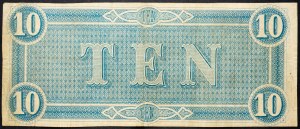 USA, 10 dolárov 1864