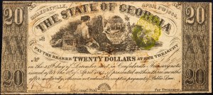 USA, 20 dolarů 1864