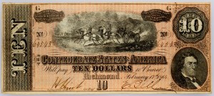 États-Unis, 10 dollars 1864