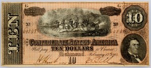 USA, 10 dolarů 1864