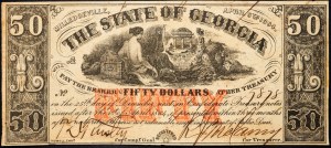 USA, 50 dolarů 1864