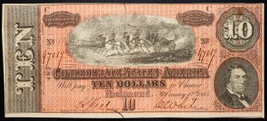 États-Unis, 10 dollars 1864