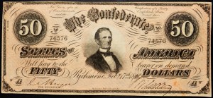 USA, 50 dolarů 1864