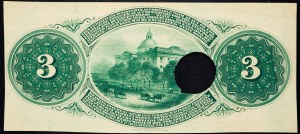 USA, 3 dollari 1870