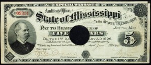 USA, 5 dollari 1897