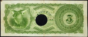 USA, 5 dollari 1897