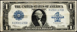 USA, 1 Silberdollar 1923