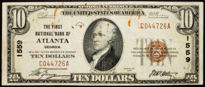 USA, 10 dolarů 1929