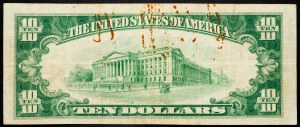 USA, 10 dolarů 1929