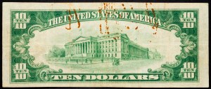 États-Unis, 10 dollars 1929