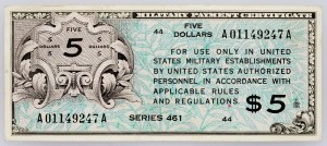 USA, 5 dolarů 1946