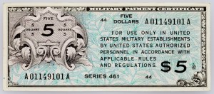 USA, 5 dollars 1946