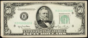 USA, 50 dolarů 1950