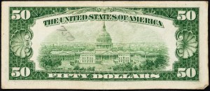 USA, 50 dolarů 1950