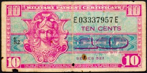 USA, 10 centesimi 1951