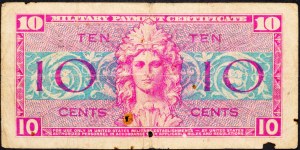 USA, 10 Cents 1951