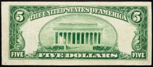USA, 5 dolarów 1953
