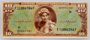 USA, 10 dolarů 1958