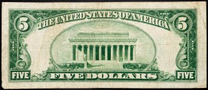 USA, 5 dolarů 1966