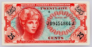 États-Unis, 25 centimes 1965-1968