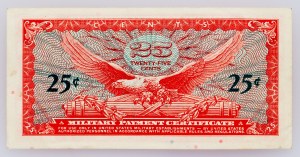 États-Unis, 25 centimes 1965-1968