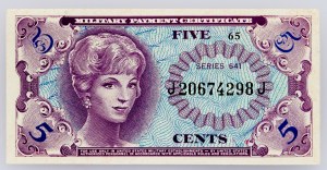 USA, 5 centů 1965-1968