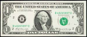 États-Unis, 1 dollar 1969