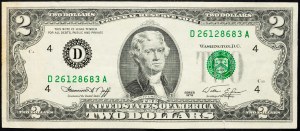 USA, 2 dolarů 1976