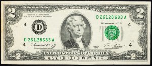 États-Unis, 2 dollars 1976