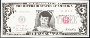 États-Unis, 3 dollars 1998