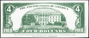 États-Unis, 4 dollars 1998