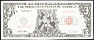 USA, 3 Dollars 1998