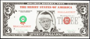 USA, 3 dolárov 1999