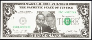 USA, 3 dolarů 1999