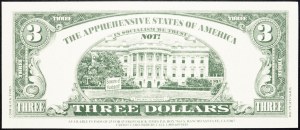 USA, 3 Dollars 2008